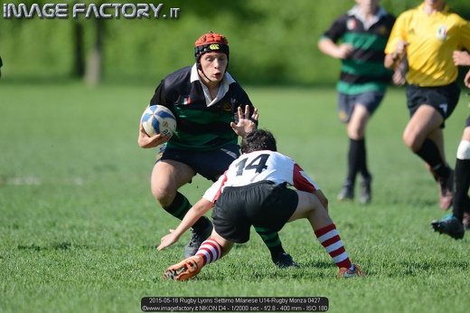 2015-05-16 Rugby Lyons Settimo Milanese U14-Rugby Monza 0427